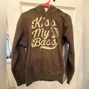 Olive 'Kiss My Bass' Hoodie